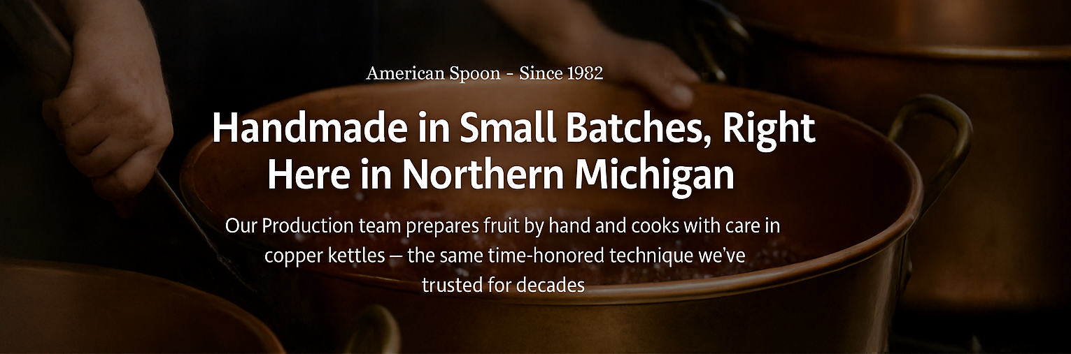 Copper kettles in production